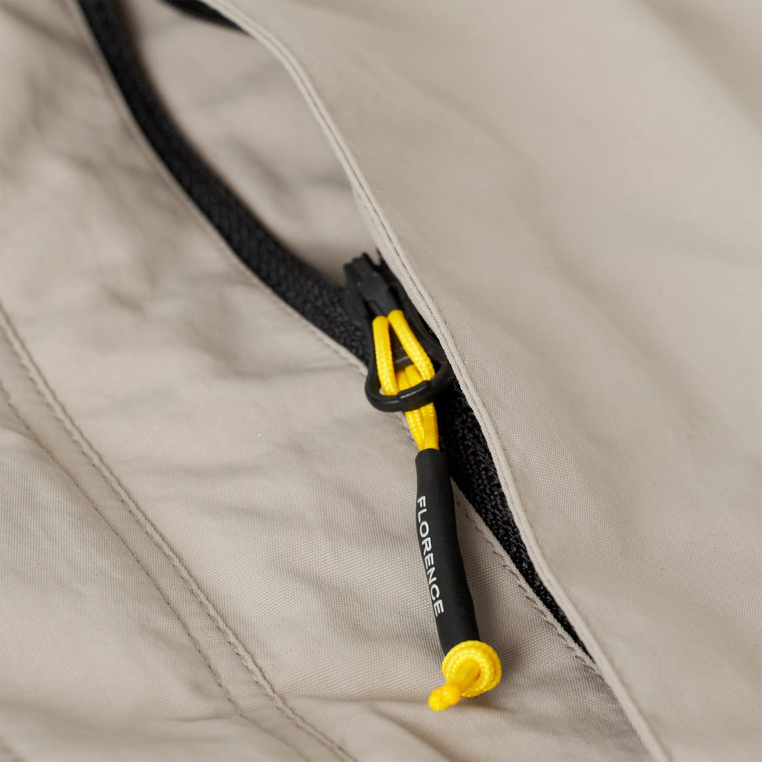 Florence Wind Pro Utility Jacket in vintage khaki with abrasion-resistant nylon shell, available at Freeride Surf & Skate NZ.