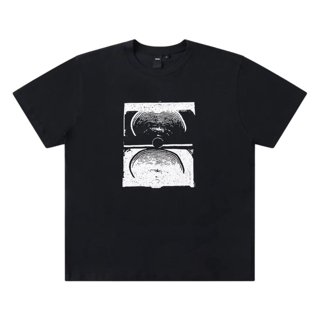 Former Crux Fragment T-Shirt in Washed Black — premium washed black cotton tee with minimalist graphic, available at Freeride Surf & Skate NZ.