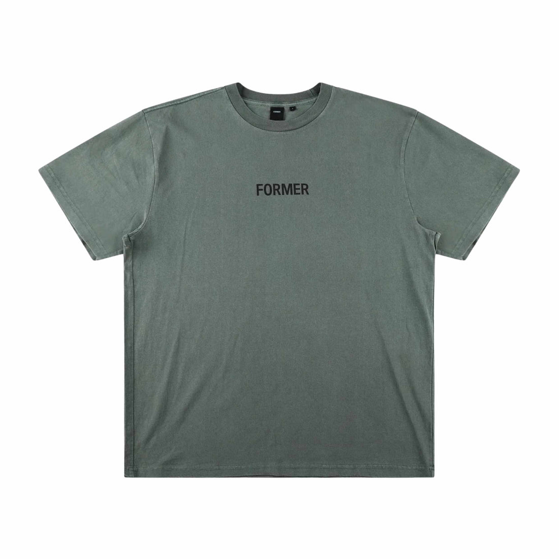 Former Legacy Overdye T Shirt Washed Pine cotton tee available at Freeride Surf & Skate NZ.