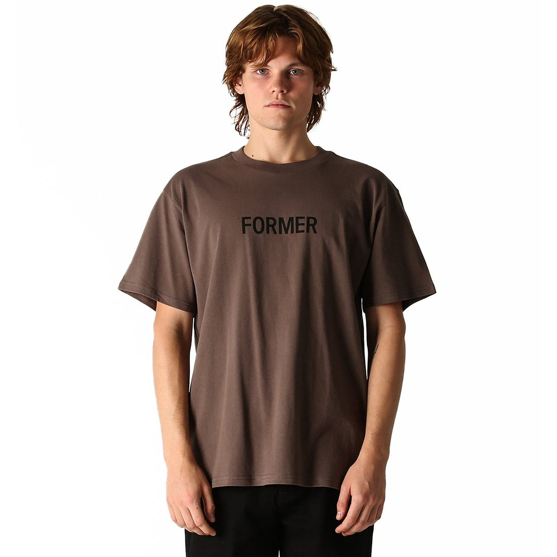 Former Legacy T-Shirt in Tarmac available at Freeride Surf & Skate NZ.