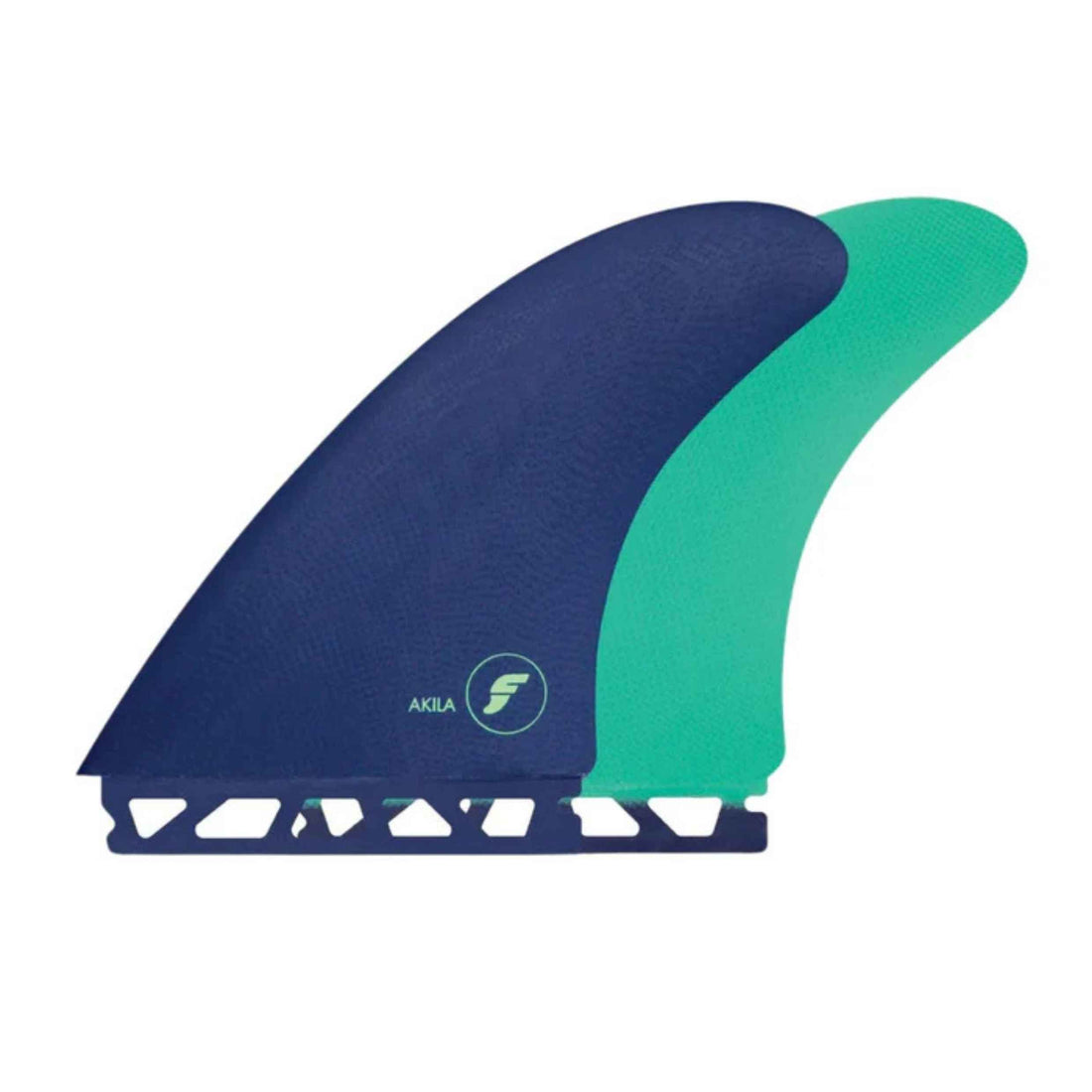 Futures Akila Aipa Glass Twin fin set for Futures system at surf shop Auckland NZ