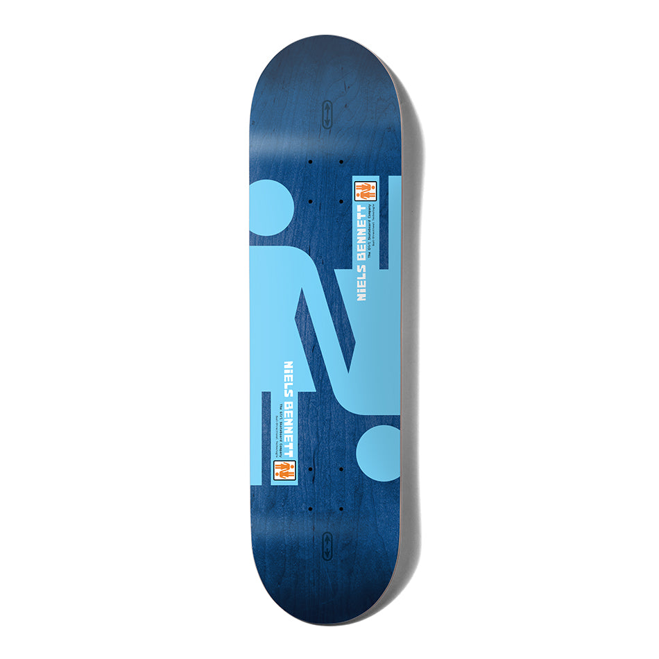 Girl Double OG Niels Bennett Skate Deck 8.0" — dual directional maple skateboard deck with OG graphic and G080 shape, available at Freeride Surf & Skate NZ.