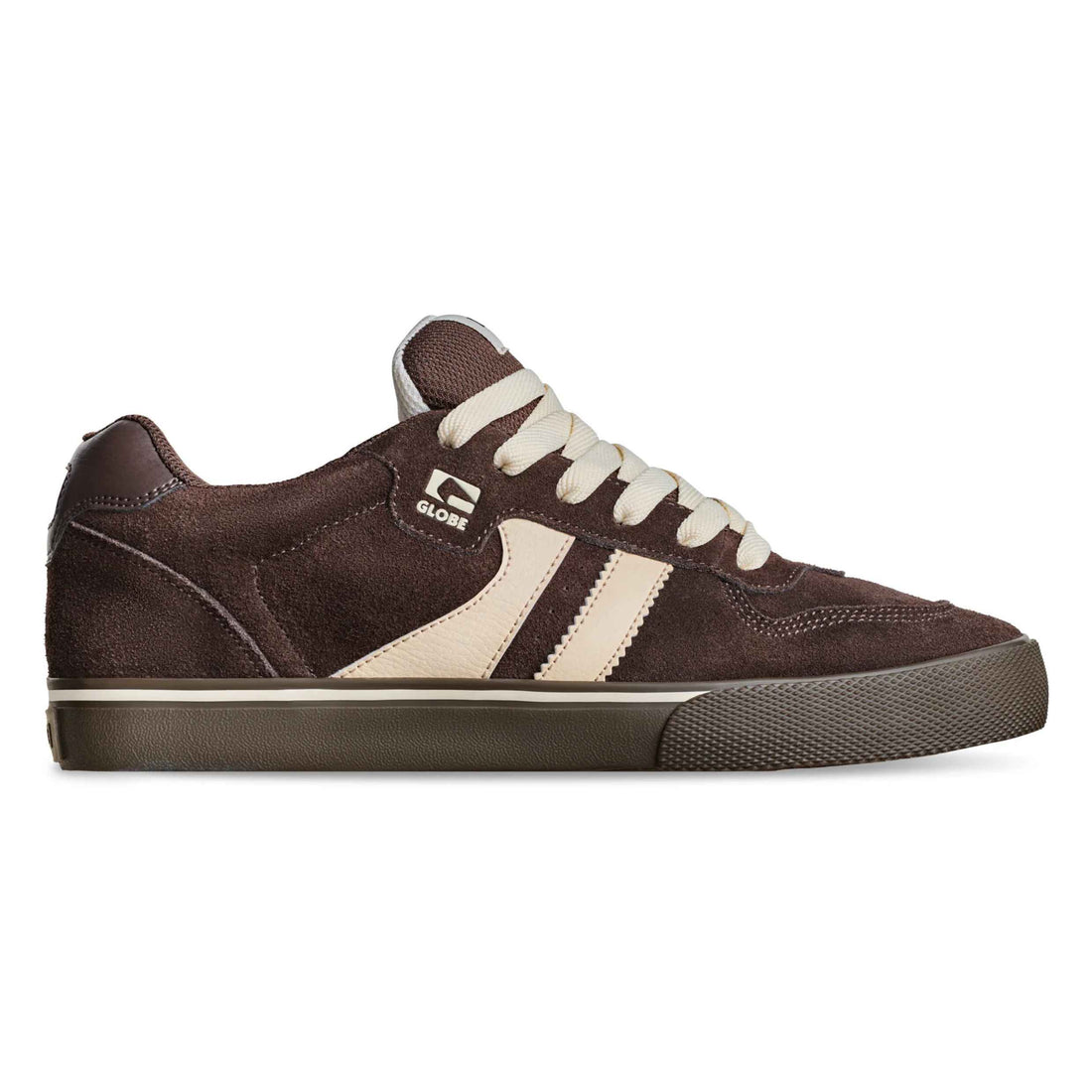 Globe Encore 2 Brown Dark Gum skate shoes available at Freeride Surf & Skate NZ.