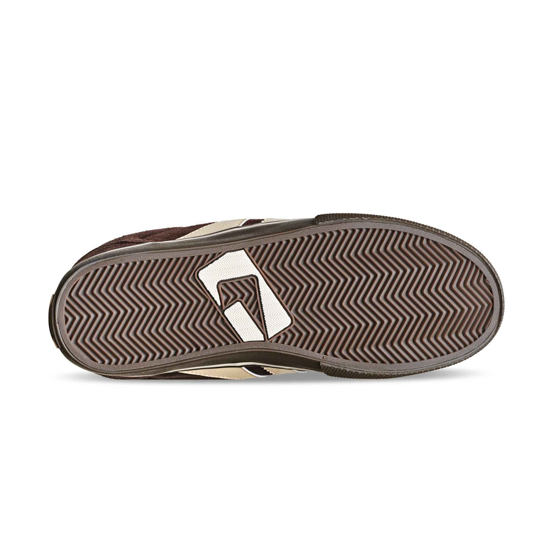 Globe Encore 2 Brown Dark Gum skate shoes available at Freeride Surf & Skate NZ.