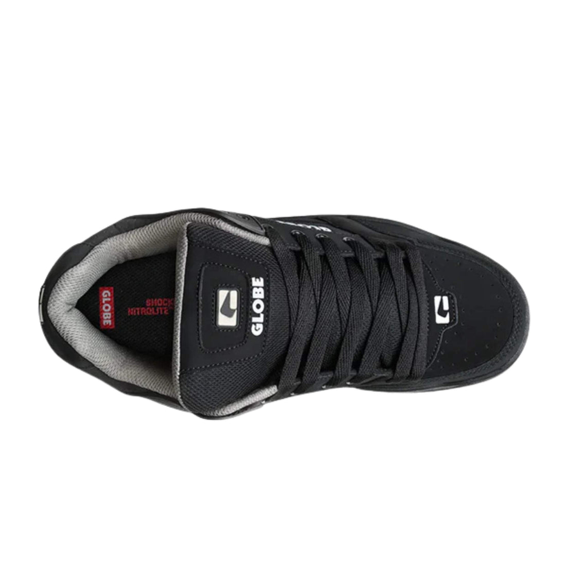 Globe Tilt Black Black TPR Chunky Skate Shoes NZ