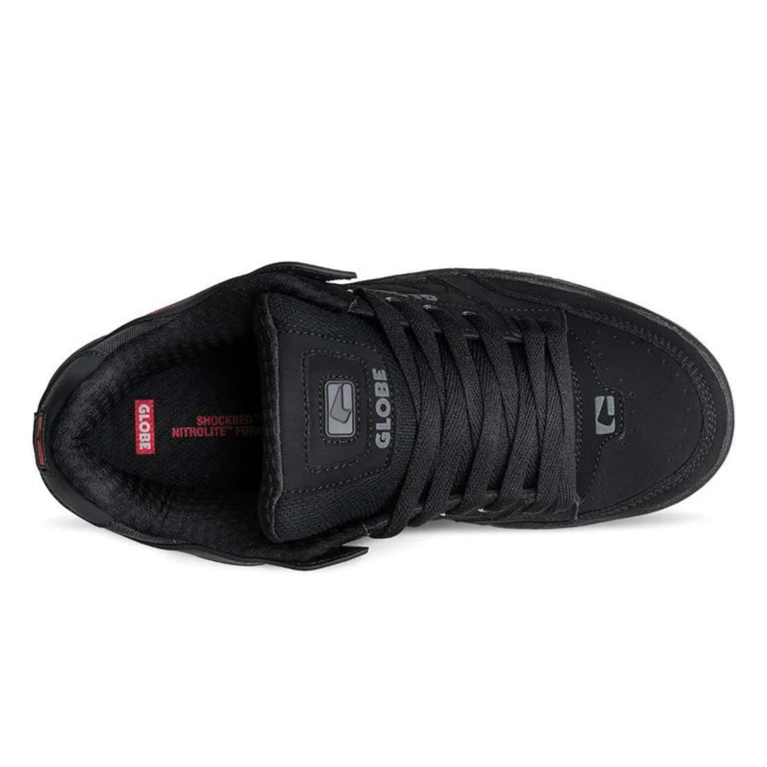 Globe Tilt Black Orange skate shoes highlighting bold heritage design and durable build