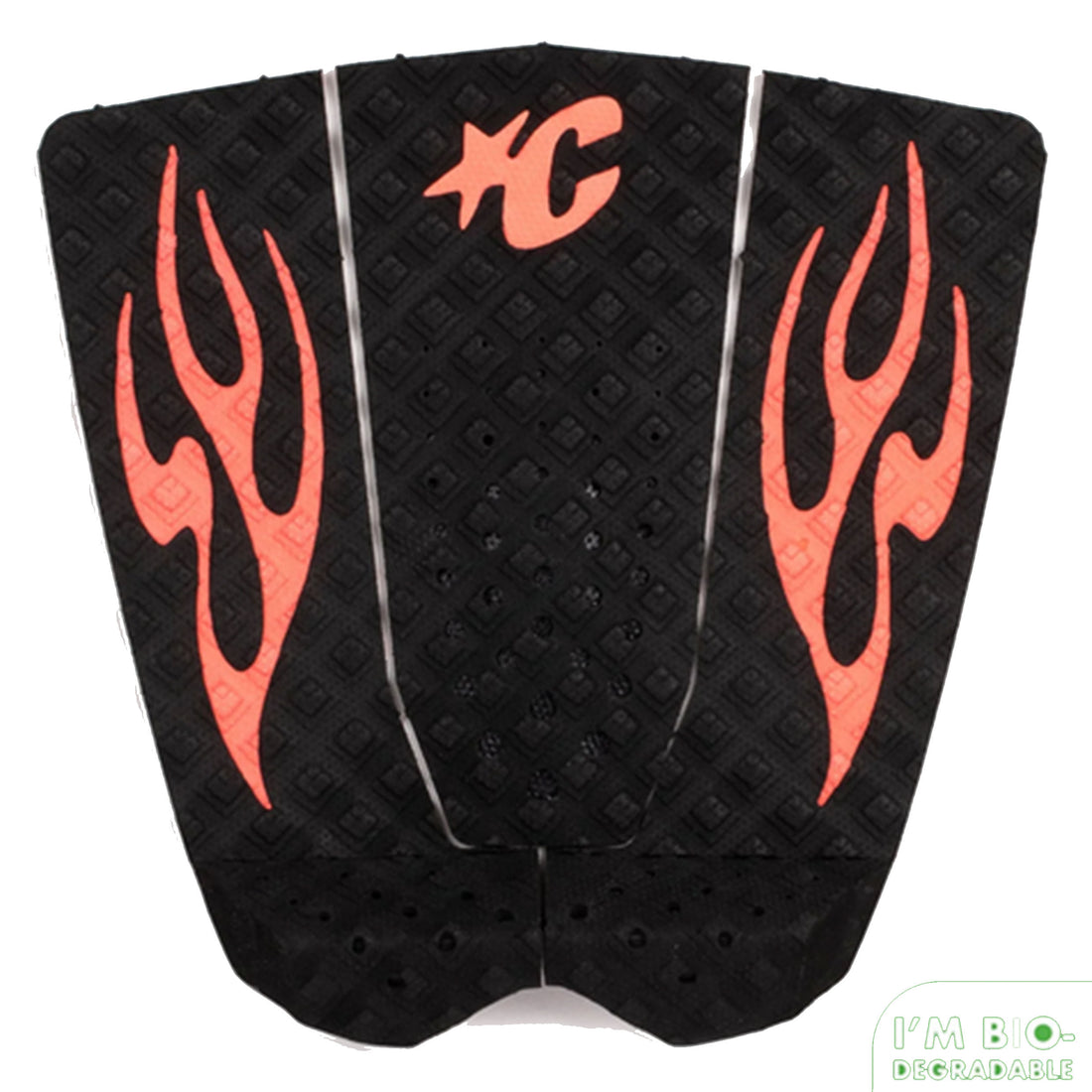 Griffin Colapinto's Signature LITE EcoPure® 3-Piece Surfboard Traction Pad is designed with Less Impact and Proven Performance for extreme traction. The THERMO-LITE Diamond Loc II pattern and steep Alpine Kick is what Griffin wanted for that locked-in feel for his modern surfing approach.&nbsp;