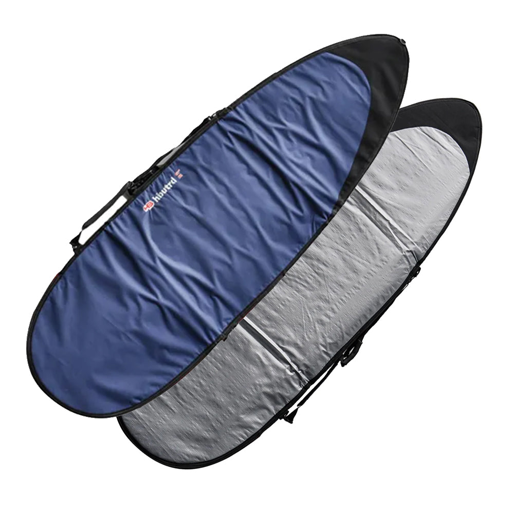Hot Buttered Shortboard Bag 5’10" — padded surfboard travel bag with waterproof lining, internal fin pocket, and shoulder strap, available at Freeride Surf & Skate NZ.