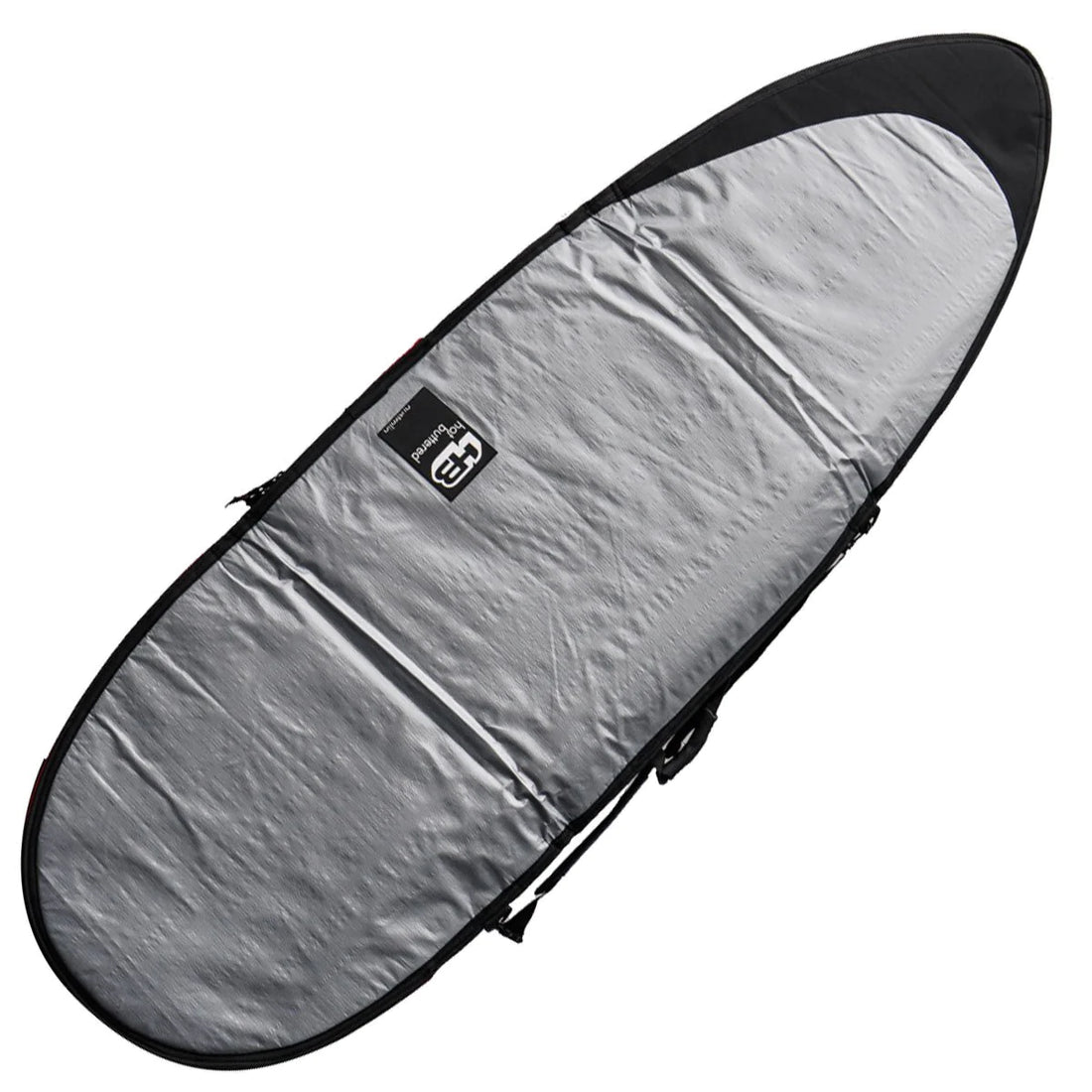 Hot Buttered Shortboard Bag 5’10" — padded surfboard travel bag with waterproof lining, internal fin pocket, and shoulder strap, available at Freeride Surf & Skate NZ.
