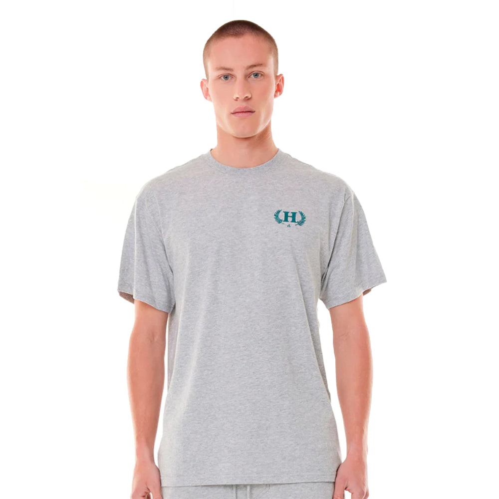 Huffer Sup Tee in Grey Marle available at Freeride Surf & Skate NZ.