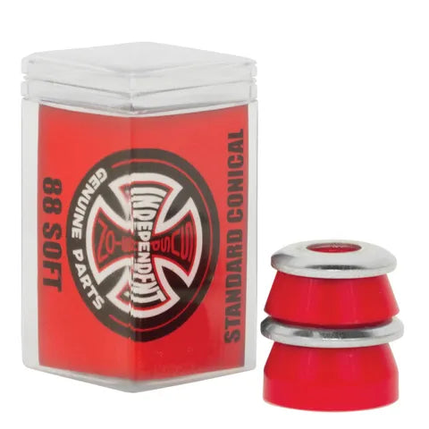 Independent Original Cushions soft 90A red skateboard bushings available at Freeride Surf & Skate NZ.