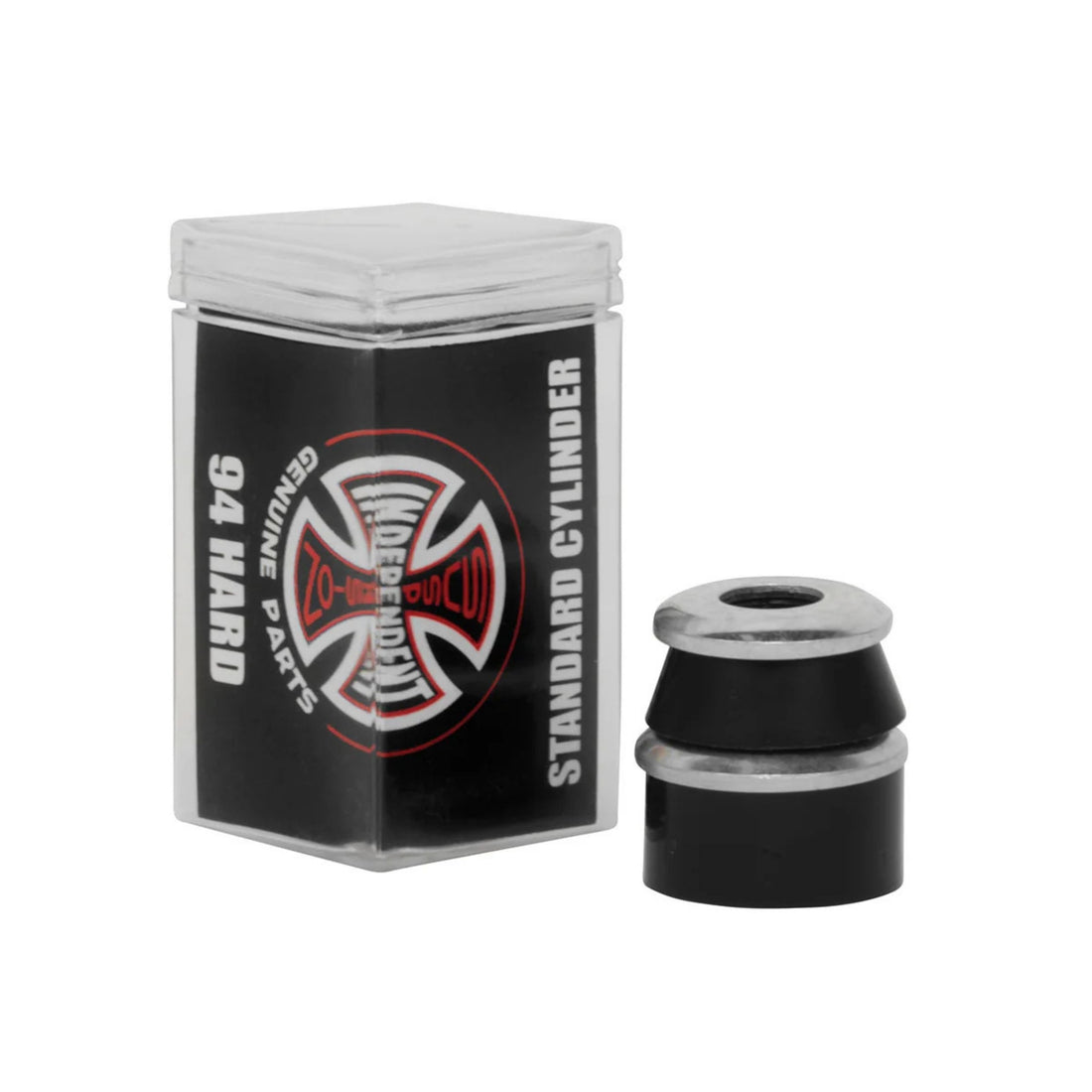 Independent Standard Cylinder Cushions hard 94A black skateboard bushings available at Freeride Surf & Skate NZ.