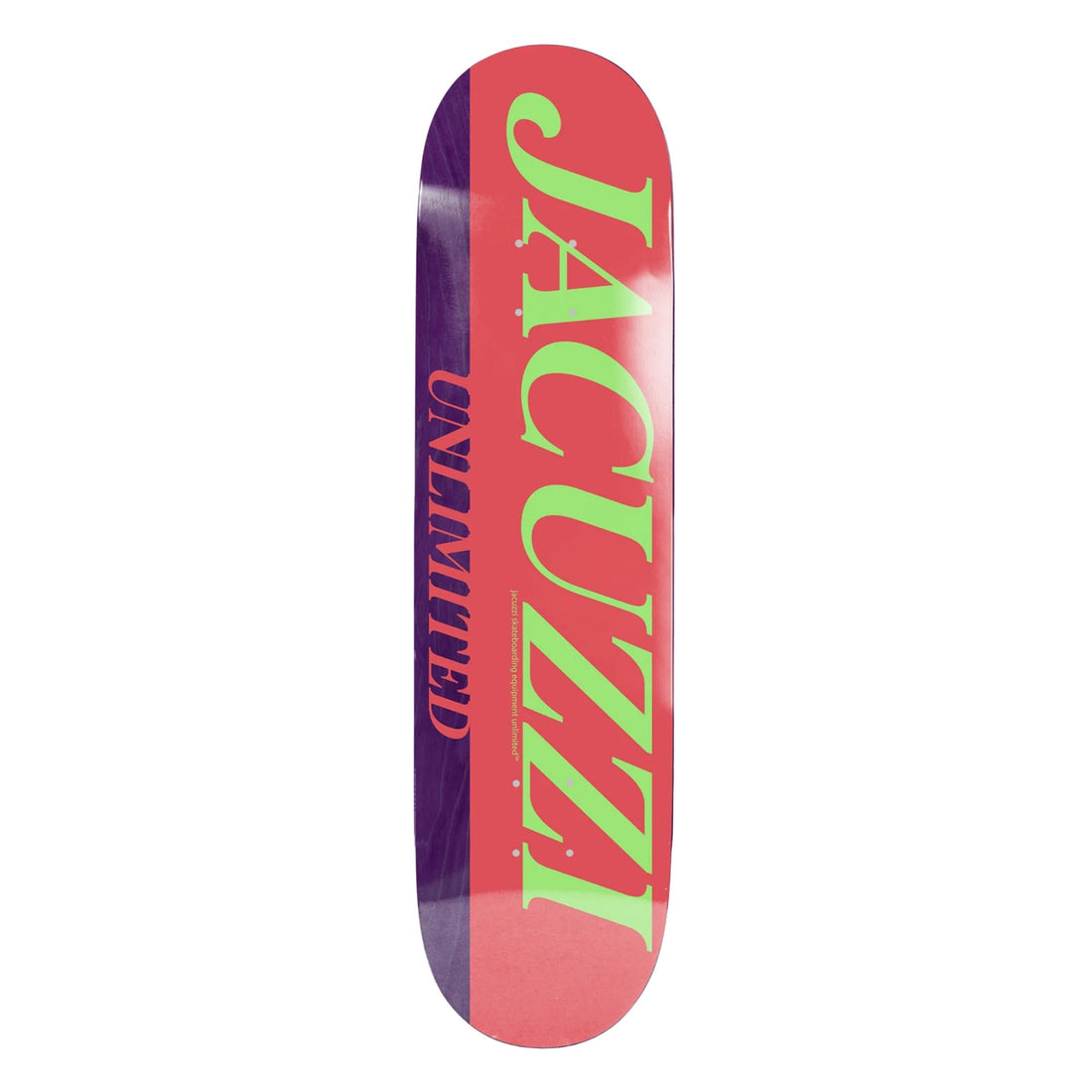 Jacuzzi Flavor EX7 skateboard deck 8.0 epoxy 7 ply skate deck available at Freeride Surf & Skate NZ.