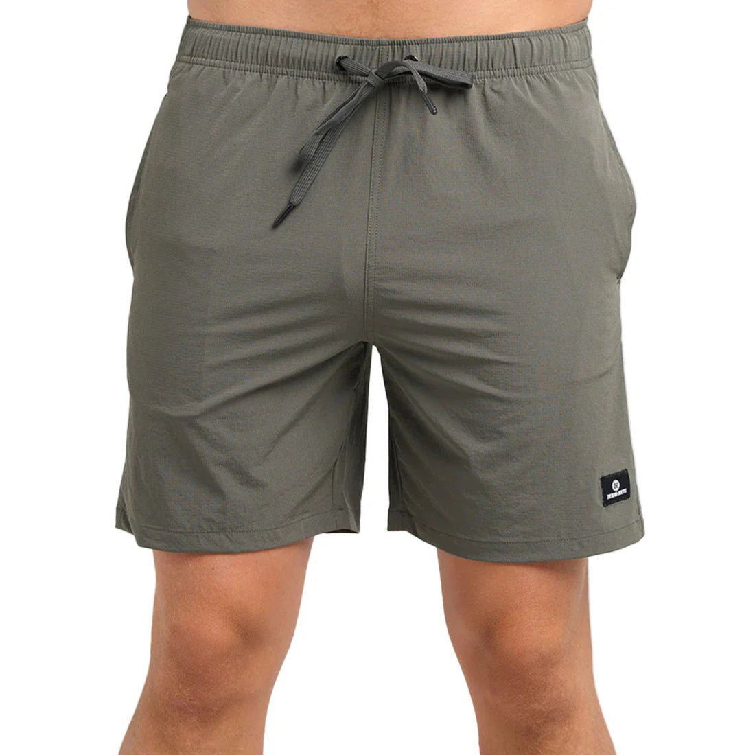 Mad Hueys Freestyle 18" Swim Volley Shorts in Charcoal, elastic waist swim shorts with pockets, available in NZ.