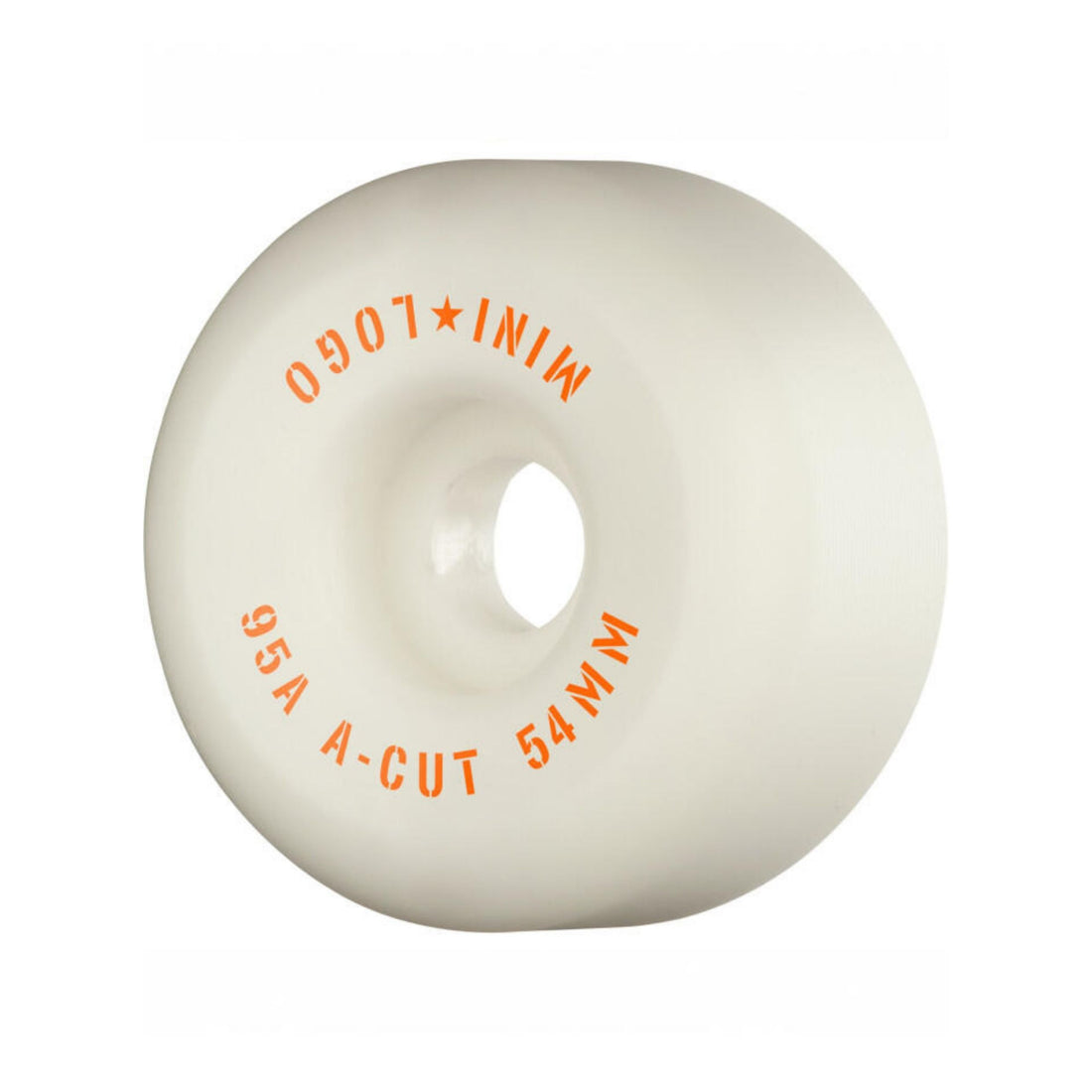 Mini Logo A-Cut Hybrid Wheels 52mm 95A — smooth, fast, and durable skateboard wheels for street and park riding, available at Freeride Surf & Skate NZ.