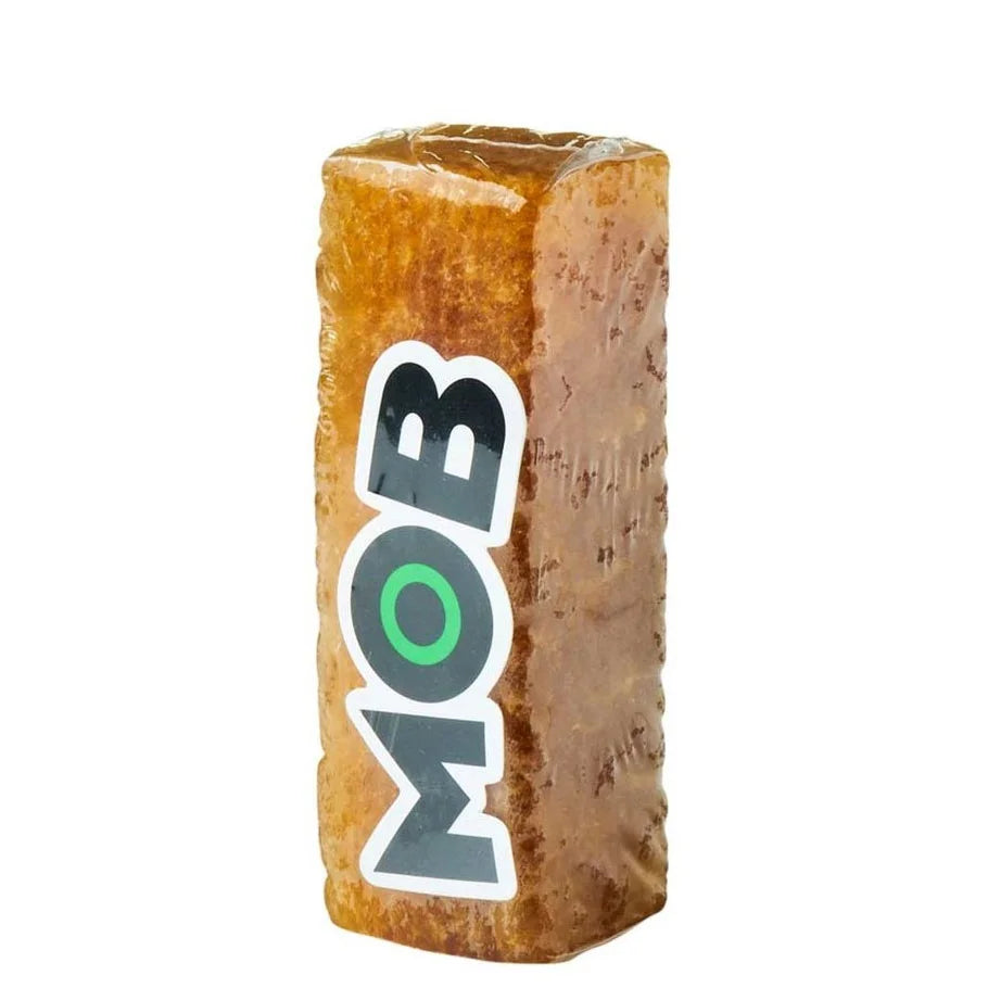 Mob Grip Cleaner — rubber grip tape cleaning block designed to remove dirt and restore skateboard grip traction, available at Freeride Surf & Skate NZ.