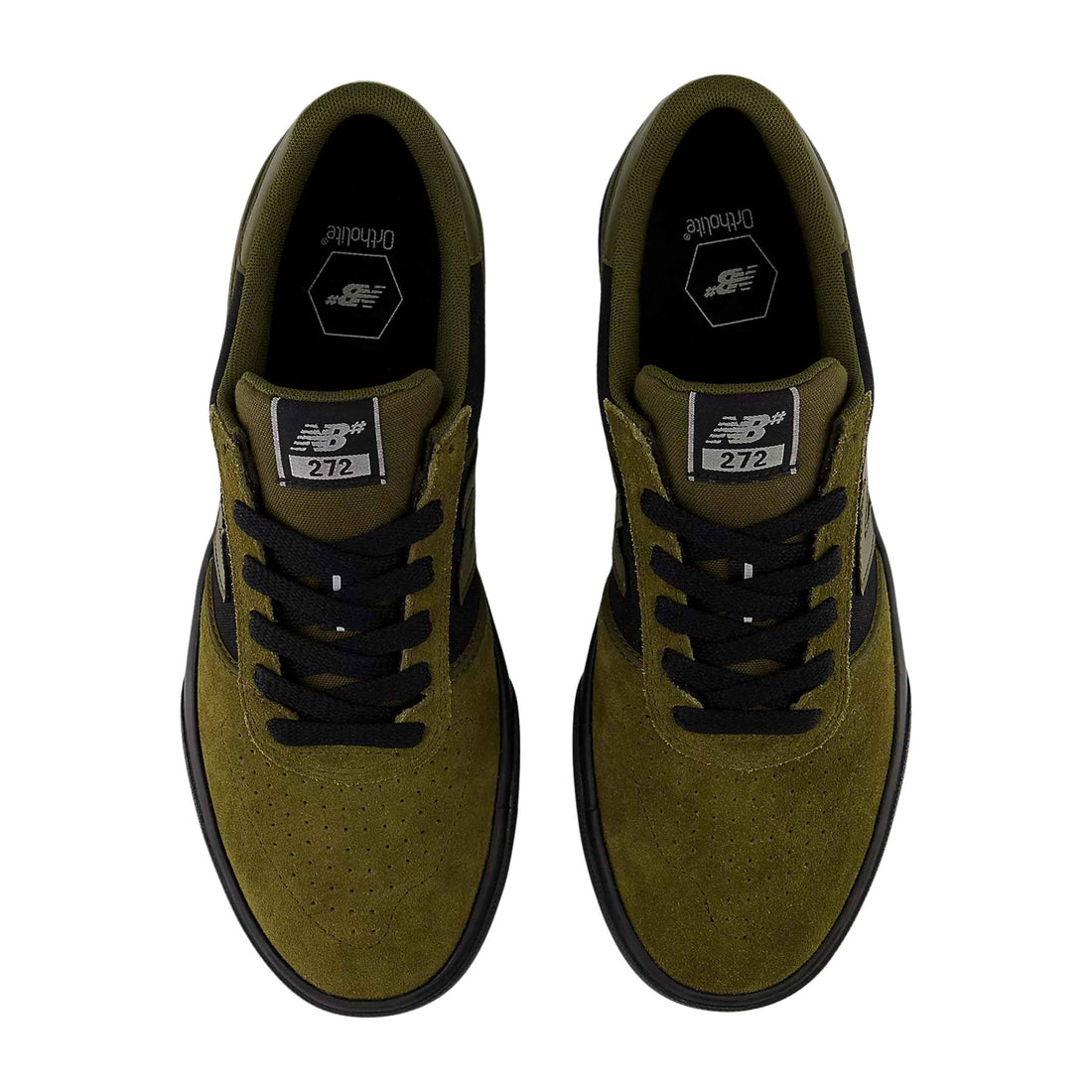 New Balance Numeric 272 Woodland Black skate shoes vulcanized sole available at Freeride Surf & Skate NZ.