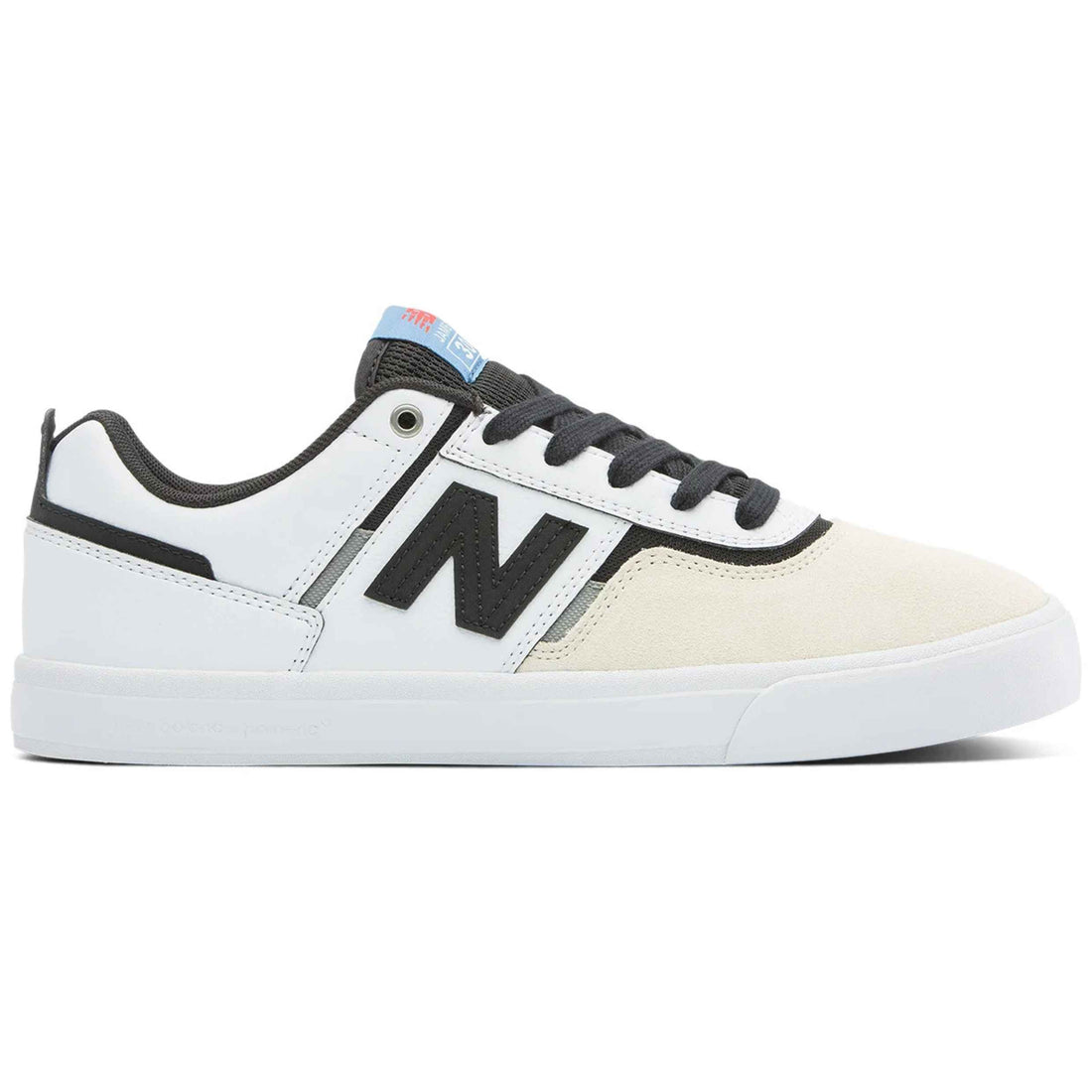 New Balance Numeric 306 X Jamie Foy White Black skate shoes available at Freeride Surf & Skate NZ.