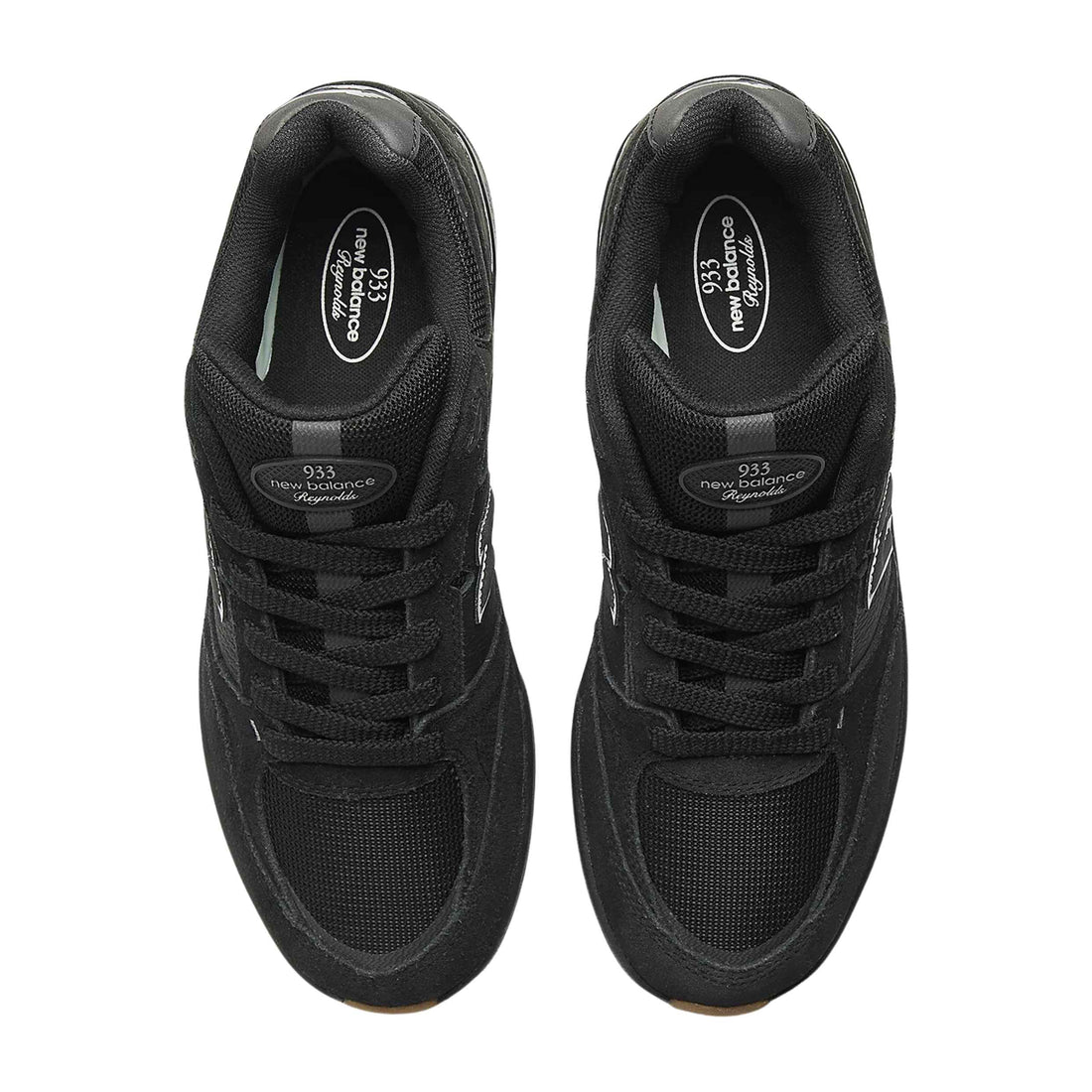 New Balance Numeric 933 Andrew Reynolds black black skate shoes cushioned durable available at Freeride Surf & Skate NZ.