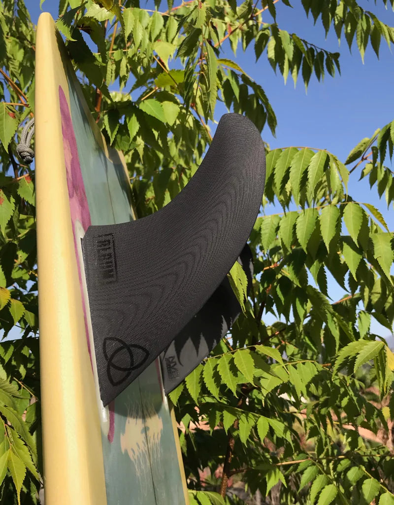 NVS Album Twin fin and stabiliser set for Futures system at surf shop Auckland NZ