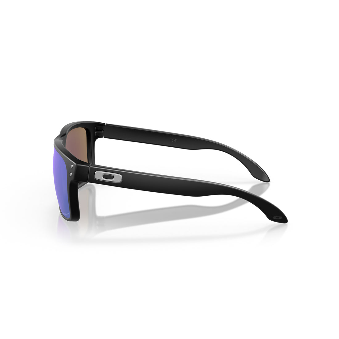 Oakley Holbrook Matte Black sunglasses with Prizm Sapphire polarised lenses and classic rivet detailing, available at Freeride Surf & Skate NZ.