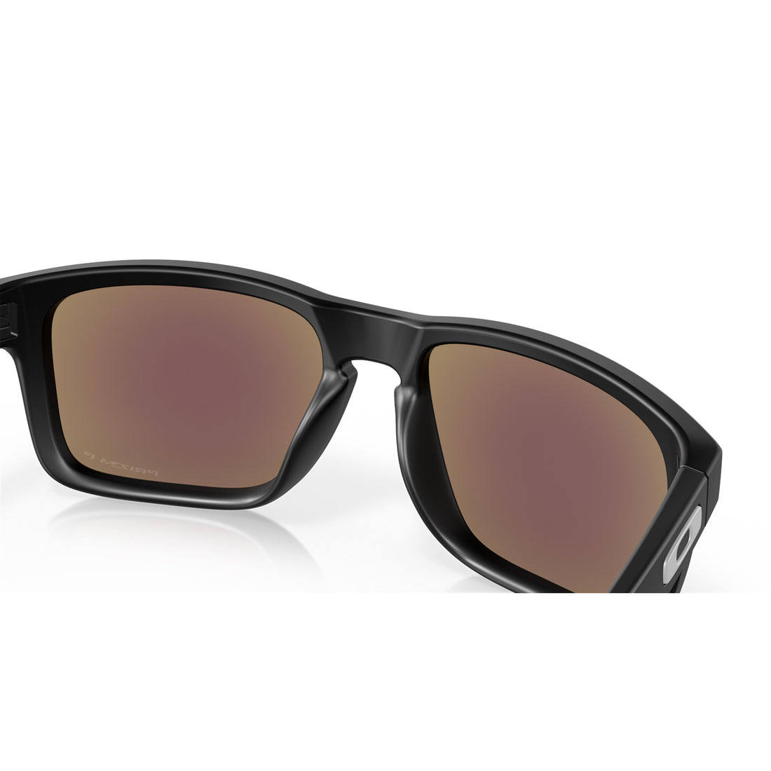 Oakley Holbrook Matte Black sunglasses with Prizm Sapphire polarised lenses and classic rivet detailing, available at Freeride Surf & Skate NZ.
