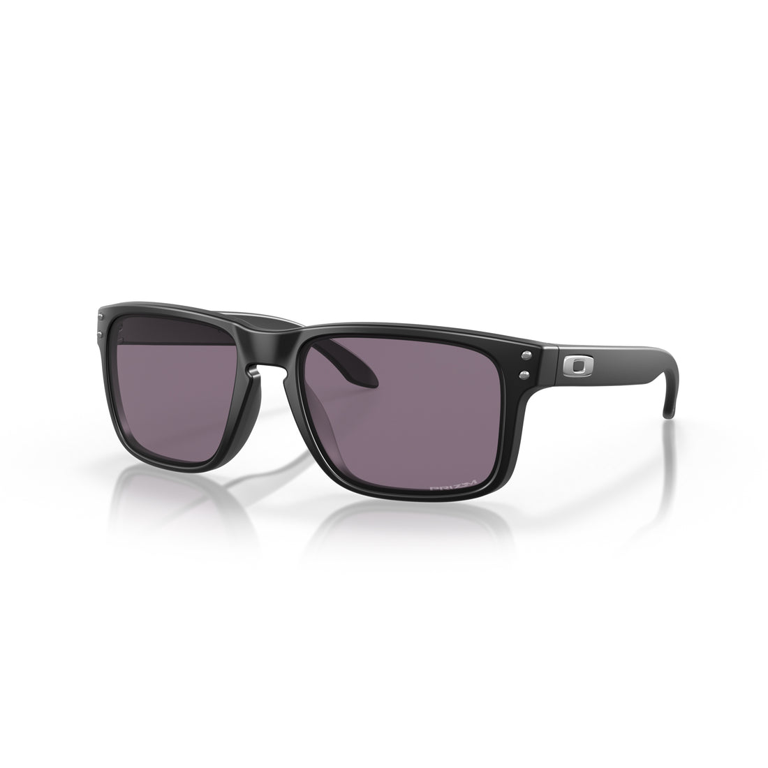 Oakley Holbrook XXL Matte Black sunglasses with Prizm Black polarised lenses and classic rivet detailing, available at Freeride Surf & Skate NZ.
