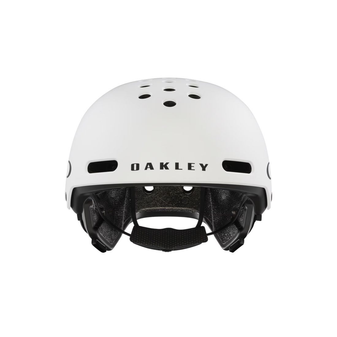 Oakley Street1 MIPS Skate Helmet White — advanced skate and BMX helmet with MIPS impact protection, FIDLOCK buckle, and TWICEME safety tech