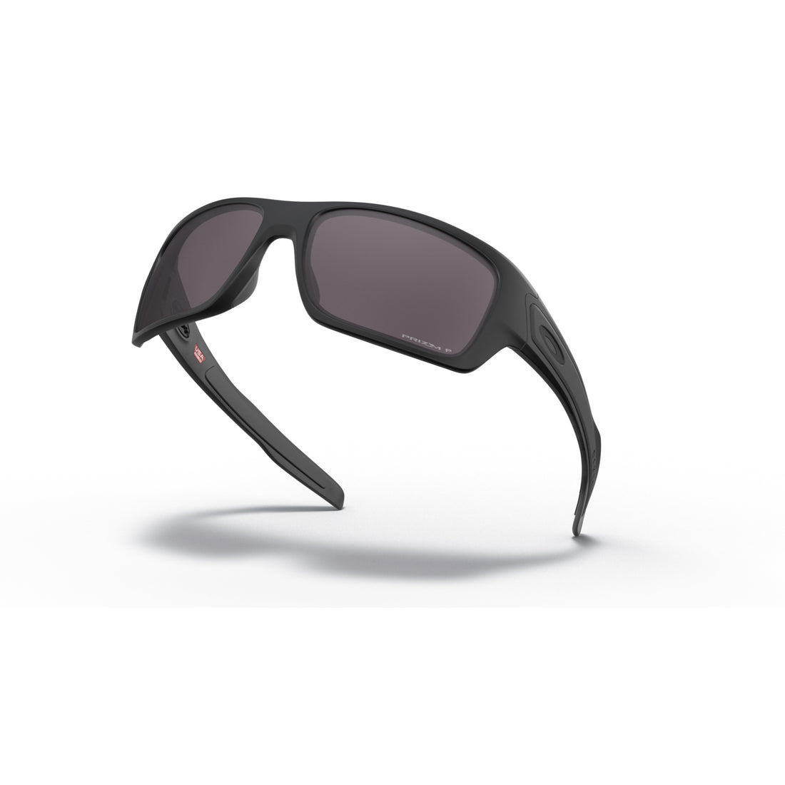 Oakley Turbine Matte Black sunglasses with Prizm Grey polarised lenses and O Matter frame, available at Freeride Surf & Skate NZ.