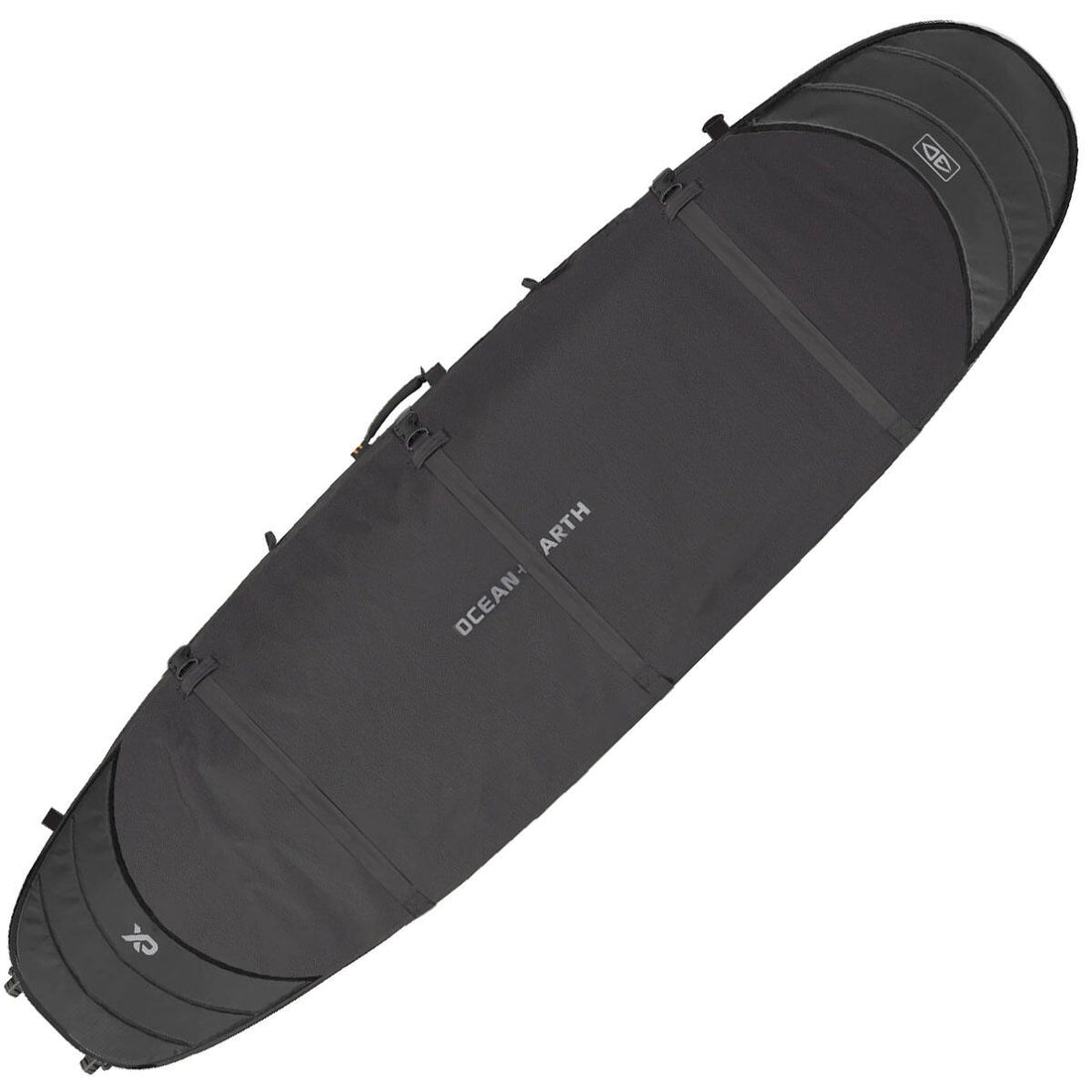 Ocean & Earth Longboard Travel Cover Wheel 2 Board 9'6 surfboard bag with wheels and padded protection at Freeride NZ.