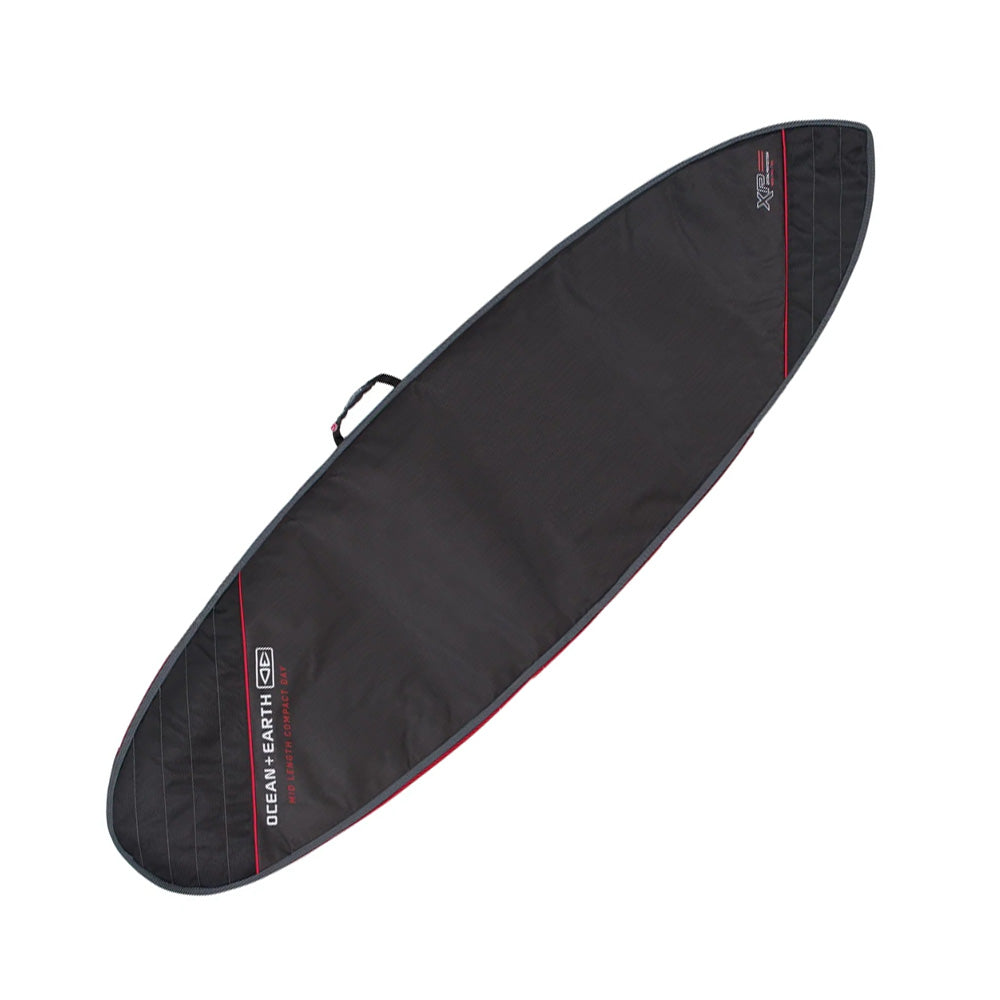 Ocean and Earth 7 foot 4 compact midlength surfboard cover with padded protection available at Freeride Surf & Skate NZ.