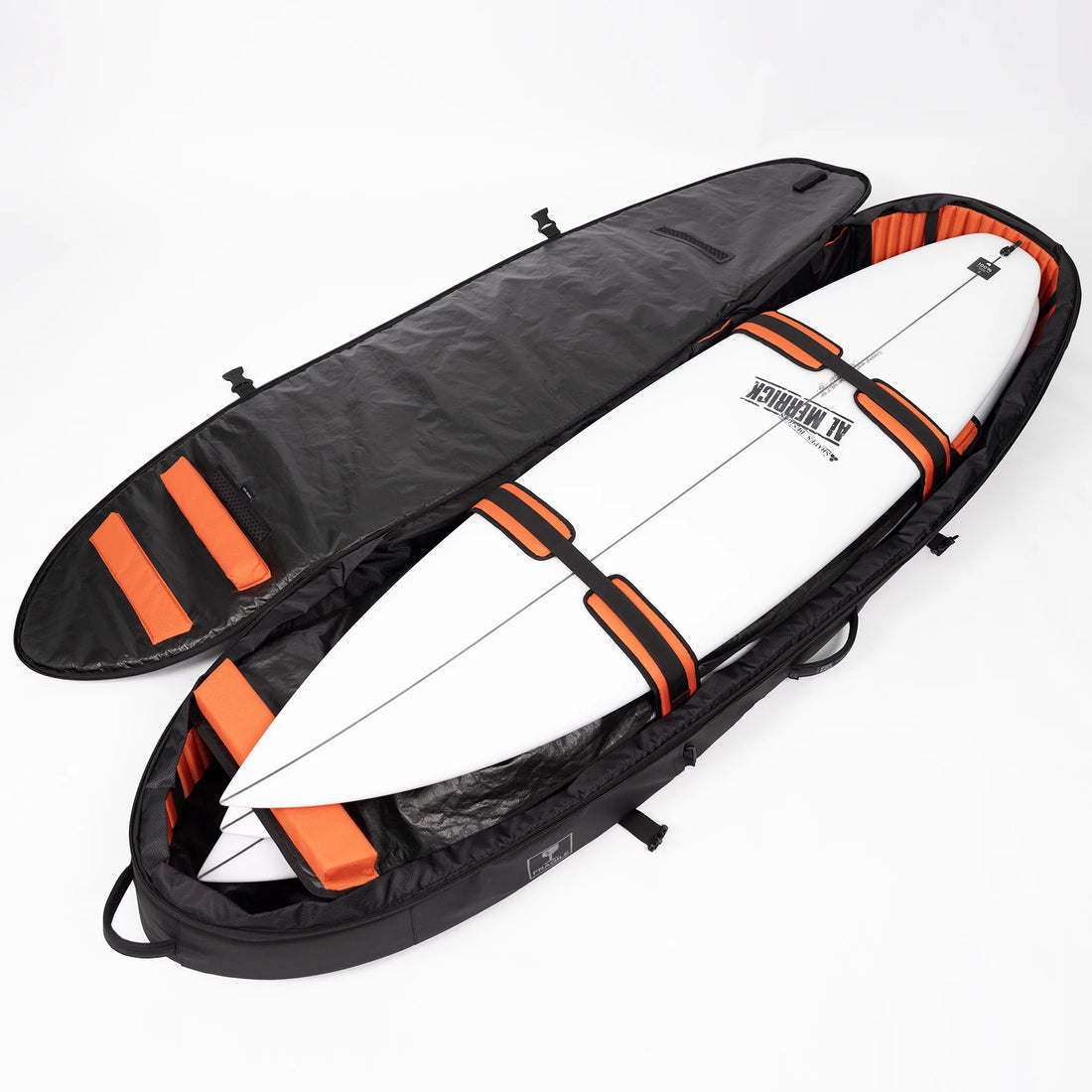 Ocean and Earth Apex 6 foot 8 travel surfboard bag 3 board cover with advanced protection available at Freeride Surf & Skate NZ.