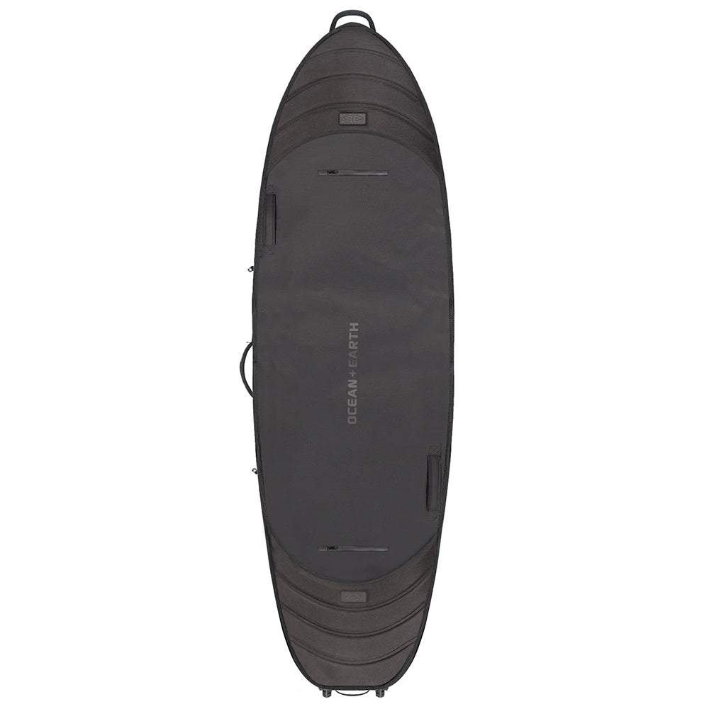Ocean and Earth Apex 6 foot 8 wheeled surfboard travel bag 3 board cover with advanced protection available at Freeride Surf & Skate NZ.