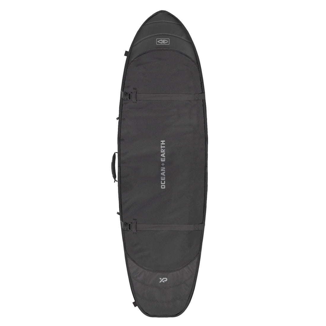 Ocean & Earth Hypa fish short surfboard travel cover 2 board 7'6 with anti-shock padding available at Freeride Surf & Skate NZ.