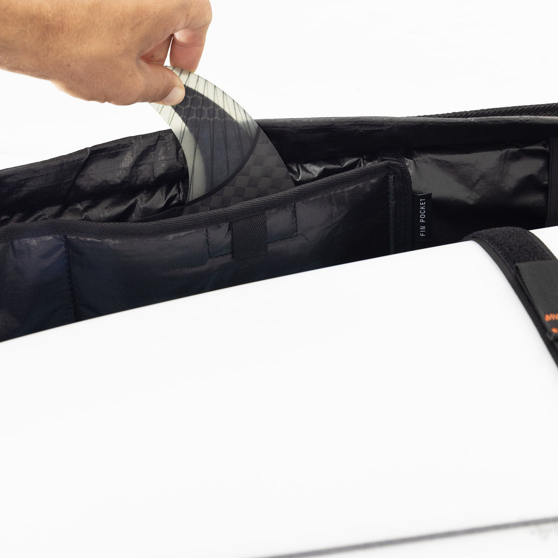 Ocean & Earth Hypa fish short travel cover wheel 4 board 8'0 with anti-shock padding available at Freeride Surf & Skate NZ.