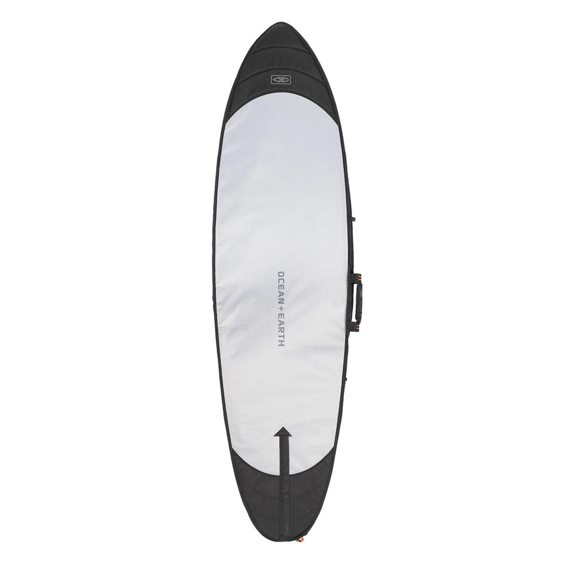 Ocean and Earth Hypa 8 foot midlength surfboard day cover with padded protection available at Freeride Surf & Skate NZ.