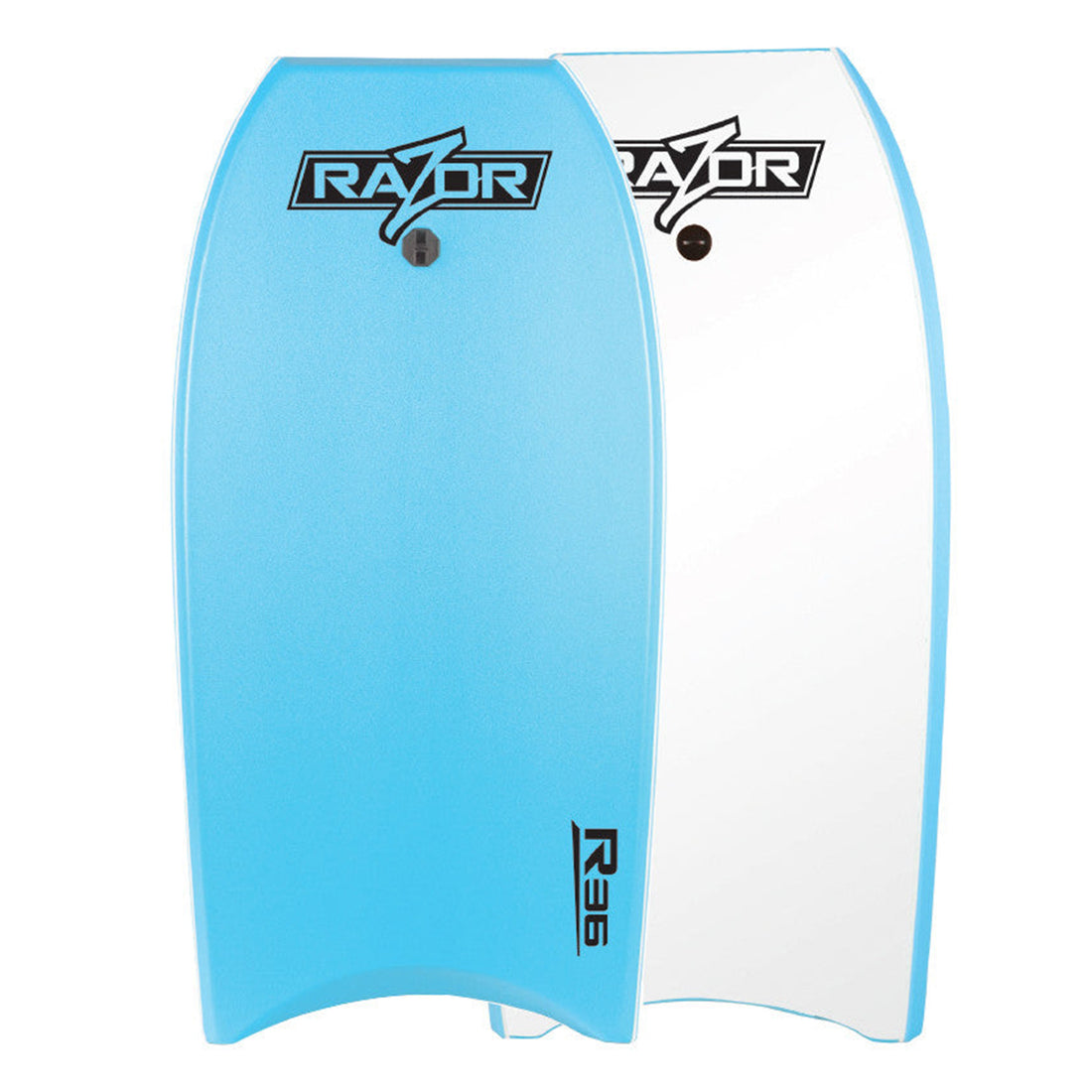 The Razor body board is built to last with high quality materials ensuring that you'll ride smooth all summer long. Our body board range comes in a variety of sizes and colours for you to choose from. Perfect for kiddies&nbsp;looking to splash around the shore line this summer.

EPS Core
Extruded Polystyrene (EPS), this core is flexible and lightweight. Highly waterproof and durable,&nbsp;