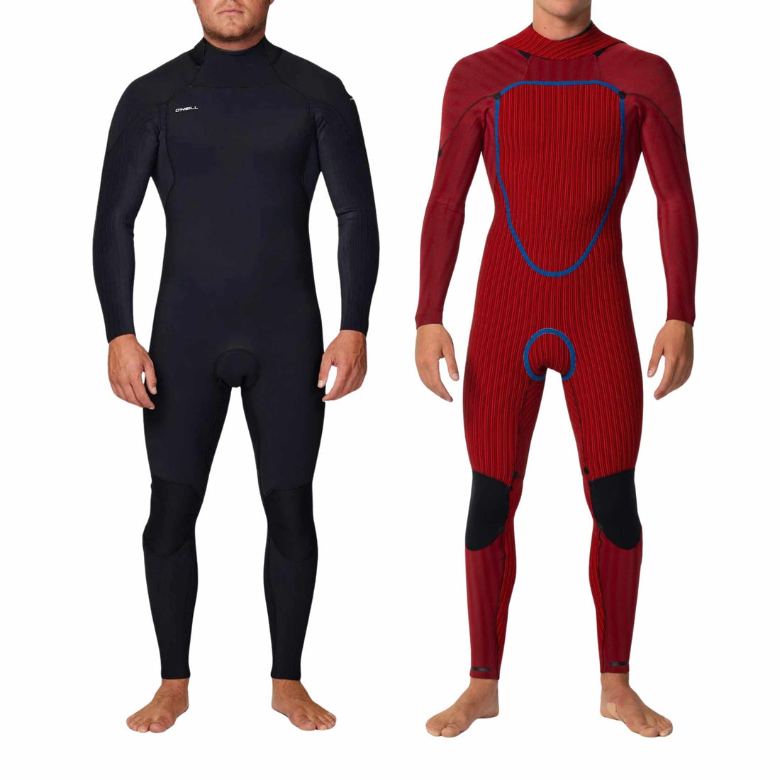 O’Neill men’s HyperFire 4/3mm back zip steamer wetsuit with TB4X graphene stretch and Firewall thermal lining, available at Freeride Surf & Skate NZ.