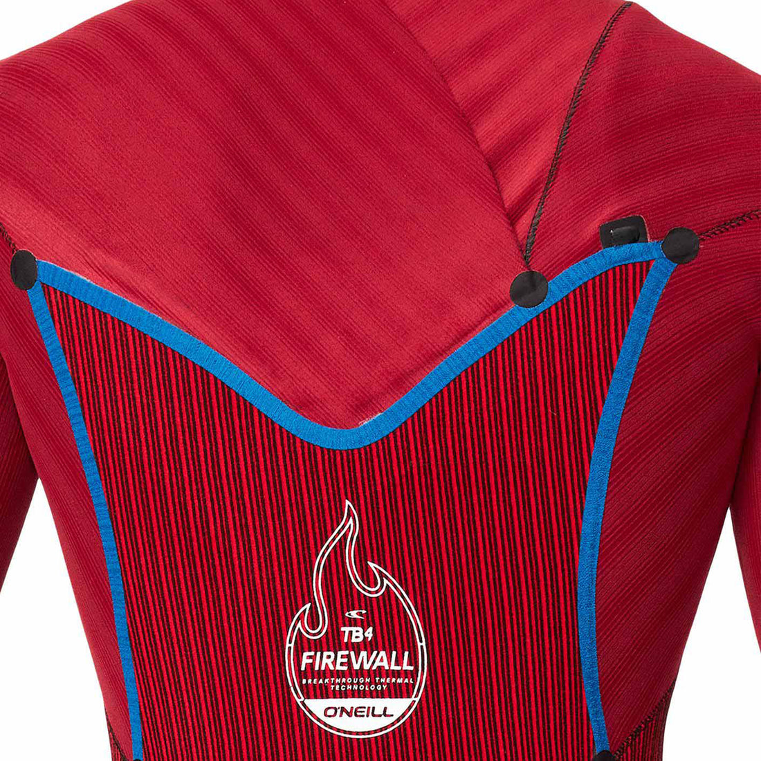 O’Neill men’s HyperFire X 4/3mm chest zip steamer wetsuit with TB4X stretch and Fire Wall insulation, available at Freeride Surf & Skate NZ.