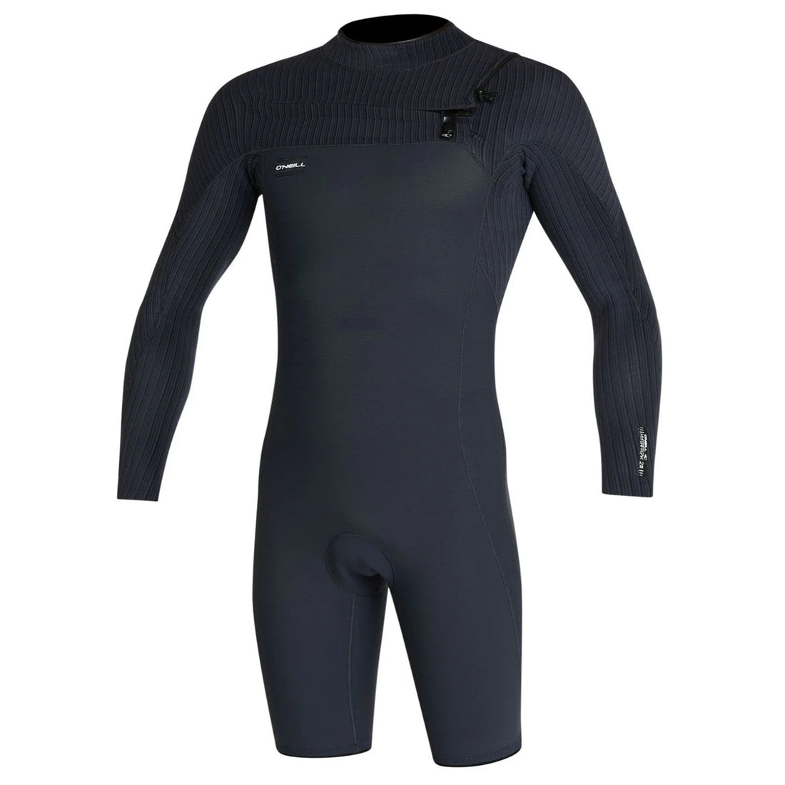 O’Neill Hyperfreak Fuze 2mm LS Chest Zip Springsuit. The O'Neill HyperFreak Spring suit Feels like Freedom. The combination of featherlight TB3 and TB3X materials provide a wetsuit that has set the benchmark in performance wetsuits.

Recycled TB3-X / TB3 Neoprene
GBS + Spot Taped Seams
Minimal Seam Design
Aqua Alpha Solvent Free Glue
Double Seal Collar
2mm