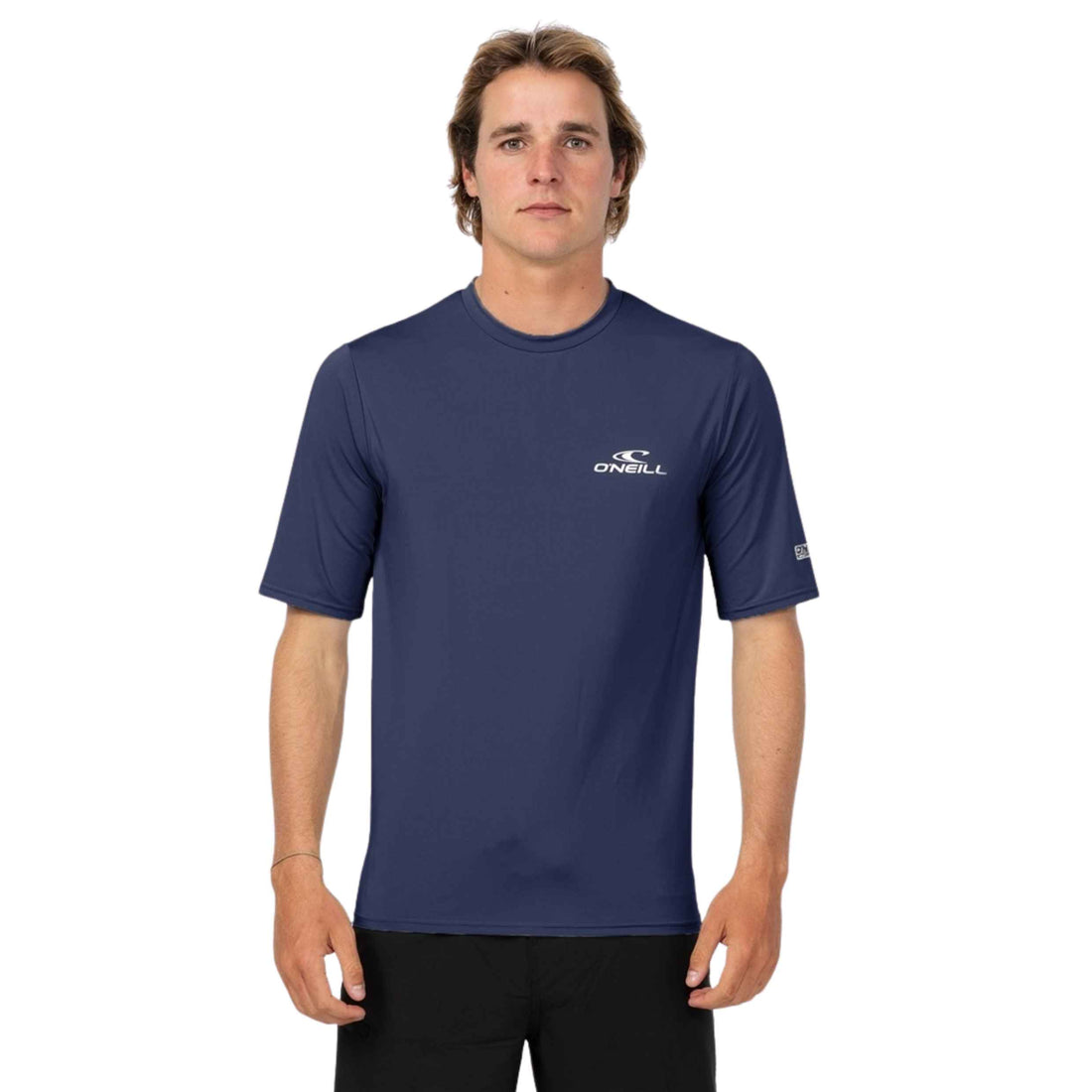 O'Neill Mens Clean & Mean Short Sleeve Rash Tee in Navy featuring UPF 50+ sun protection, O'Neill graphics and flatlock seams, available at Freeride Surf & Skate NZ. Pokemon x Santa Cruz