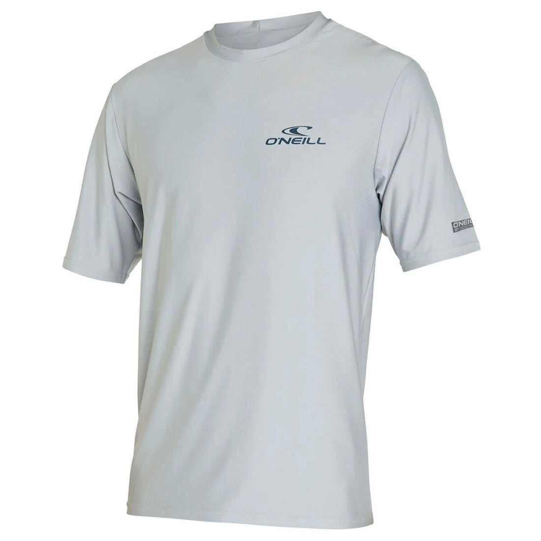 O'Neill Reactor UV Short Sleeve Rash Tee in Cool Grey with UPF 50+ sun and rash protection, available at Freeride Surf & Skate NZ.