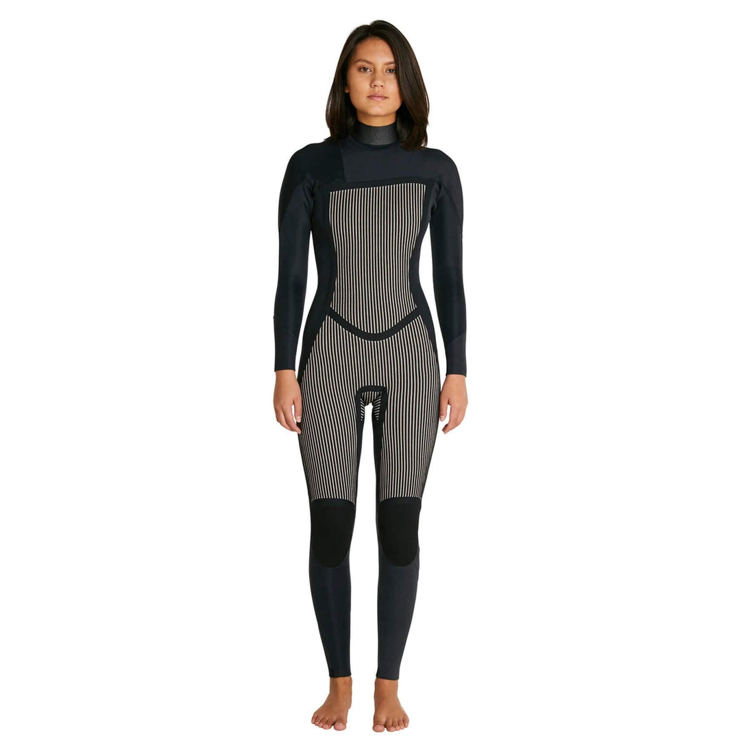 O'Neill Womens Bahia 4/3mm chest zip full steamer wetsuit black at surf shop Auckland NZ