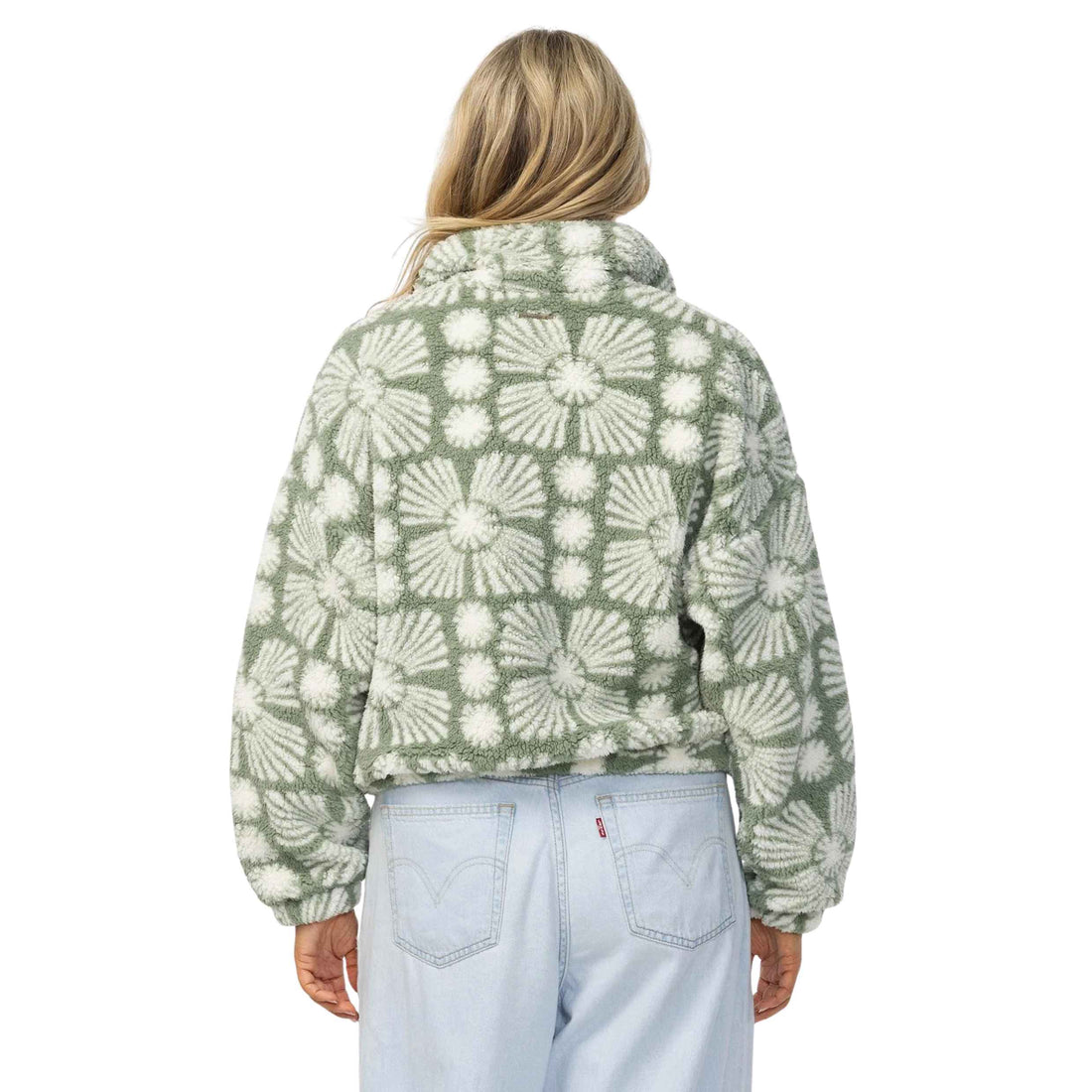 O'Neill Womens Cordin Printed Fleece Jacket Sea Spray available at Freeride Surf & Skate NZ.