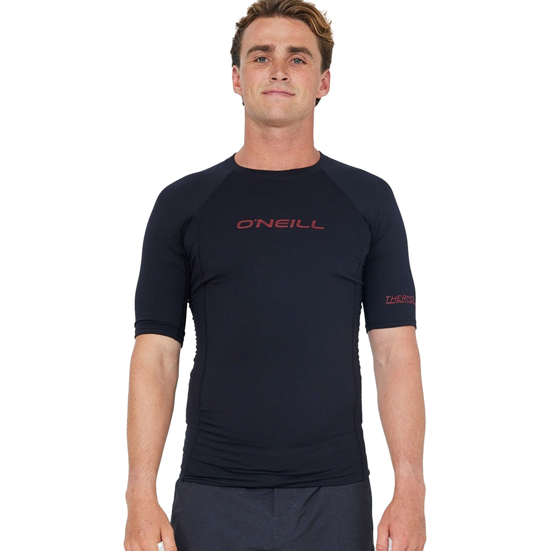 Thermo-X layering fabrics provide incredible insulation with low bulk and quick-dry properties. Wear it on its own as a rash vest and enjoy its added warmth. Or layer it with your wetsuit so you can surf longer in all conditions.

94% Nylon 6% Spandex
Flatlock Seams
Slim Fit
180 gsm