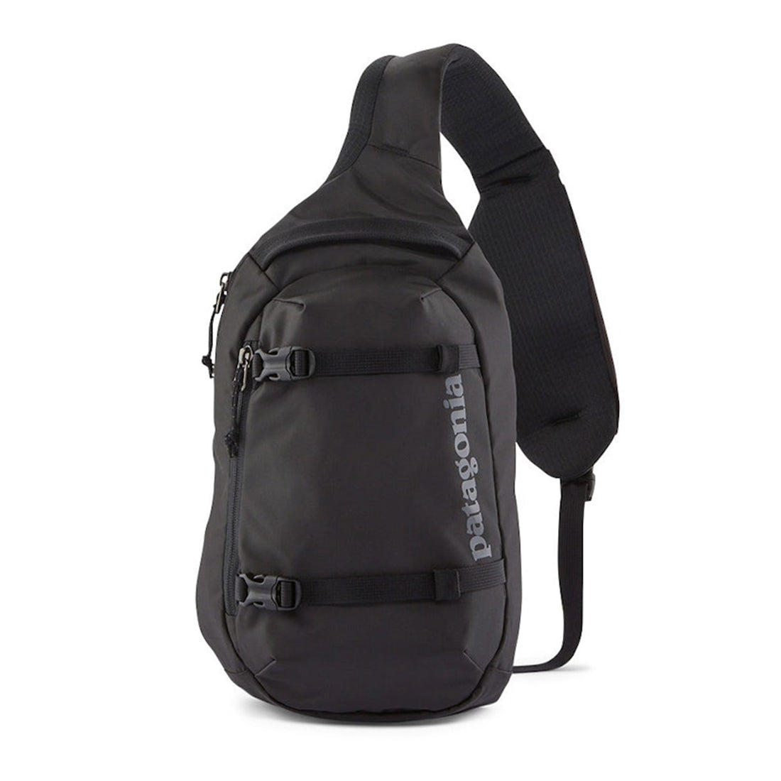 Patagonia Atom Sling 8L black everyday shoulder pack available at Freeride Surf & Skate NZ.