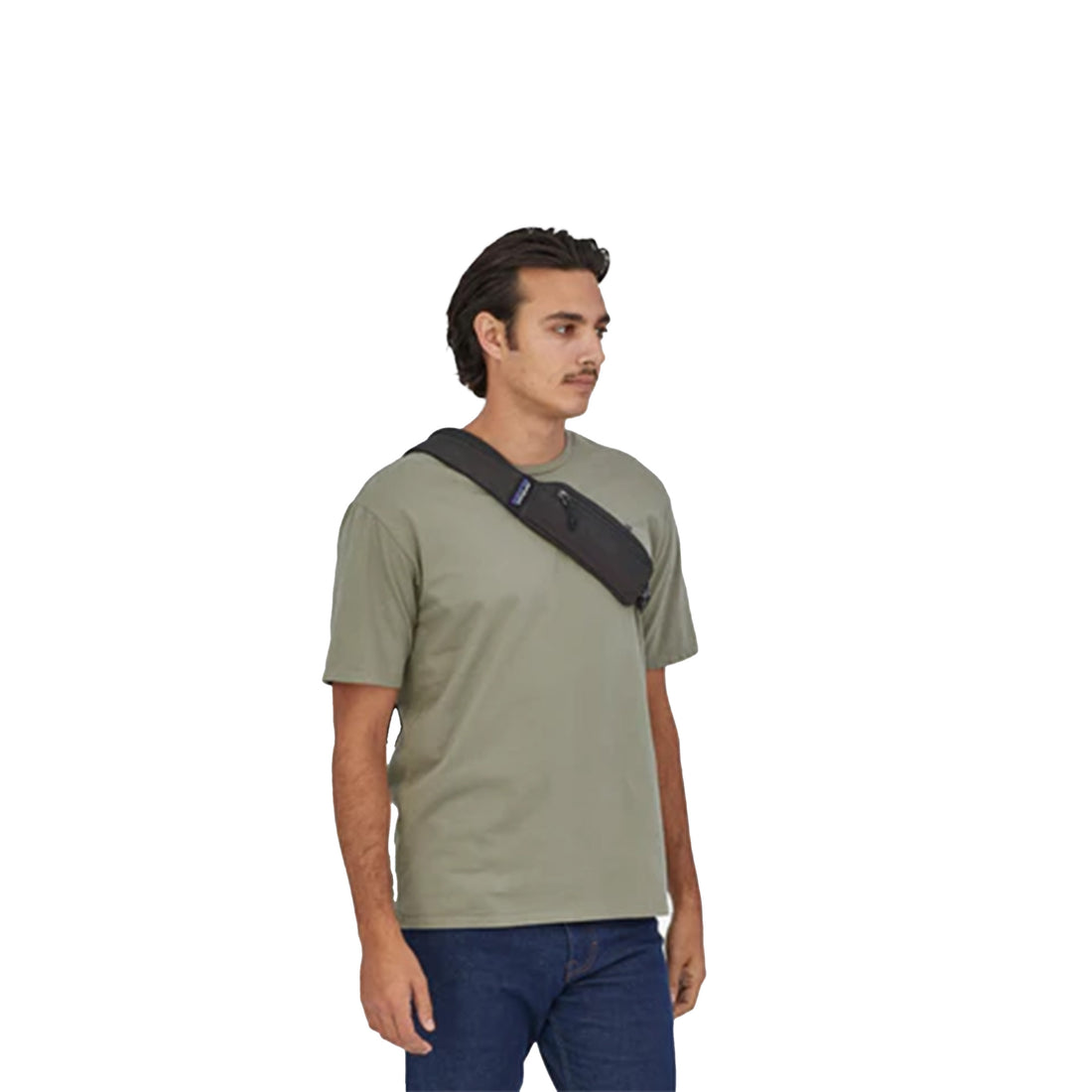 Patagonia Atom Sling 8L black everyday shoulder pack available at Freeride Surf & Skate NZ.