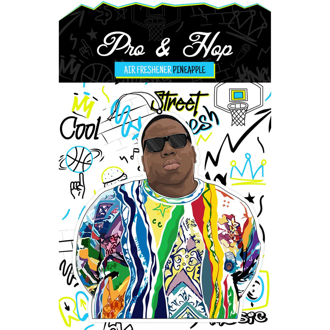 Pro & Hop Big Half Body Air Freshener — premium scented hanging air freshener with pop-culture artwork, available at Freeride Surf & Skate NZ.