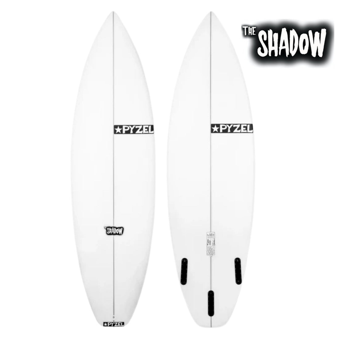 The Pyzel Shadow is your daily driver style board but give's all surfers the advantages of a wider, forward outlined type of board, but in a sleek, High Performance package. This board really suits New Zealand waves. Fast across the flats, but loose in the turn with it's nice little hip in the tail outline. Available Freeride Surf & Skate