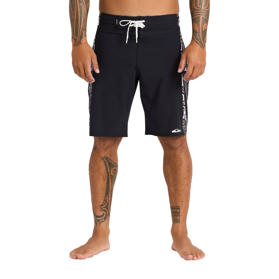 Quiksilver Mangotu 18" Boardshort Black Tai Kehu NZ Collection 